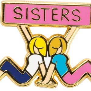 Primitives By Kathy Enamel Pin Sisters